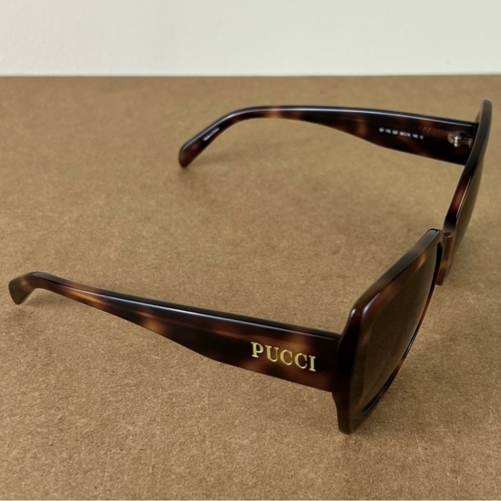 NEW EMILIO PUCCI TORTOISE BUTTERFLY SUNGLASSES - Picture 8 of 9